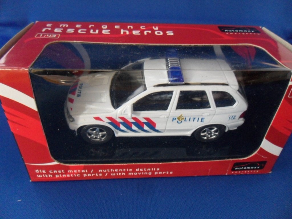 Automaxx Emergency Rescue Heroes Politie Auto BMW X3, Ophalen of Verzenden, Nieuw, Auto, Overige merken