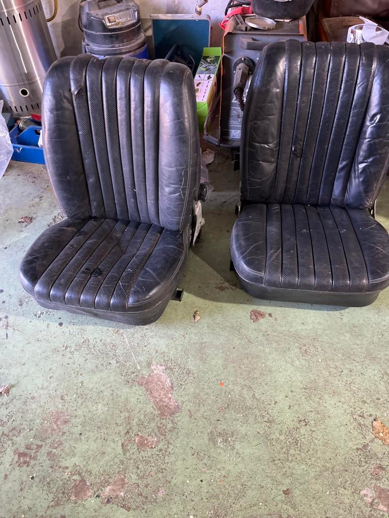 Mercedes   R107  W107 voorstoelen leer, Auto-onderdelen, Interieur en Bekleding, Ophalen of Verzenden, Gebruikt, Mercedes-Benz