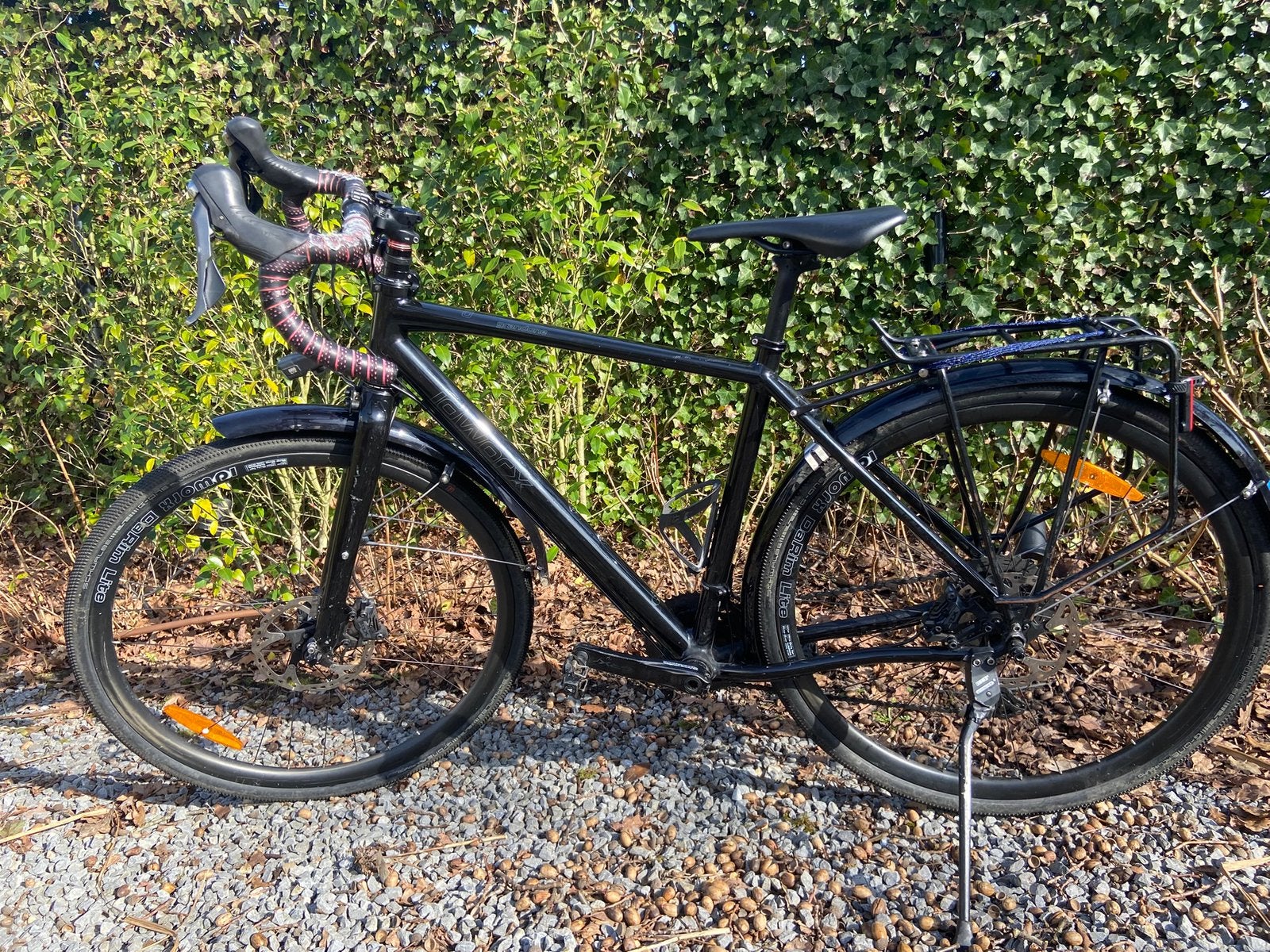 Prachtige trekkingfiets - Idworx maat 52- carbon wielset, Gebruikt, Versnellingen, 49 tot 53 cm, Schijfrem