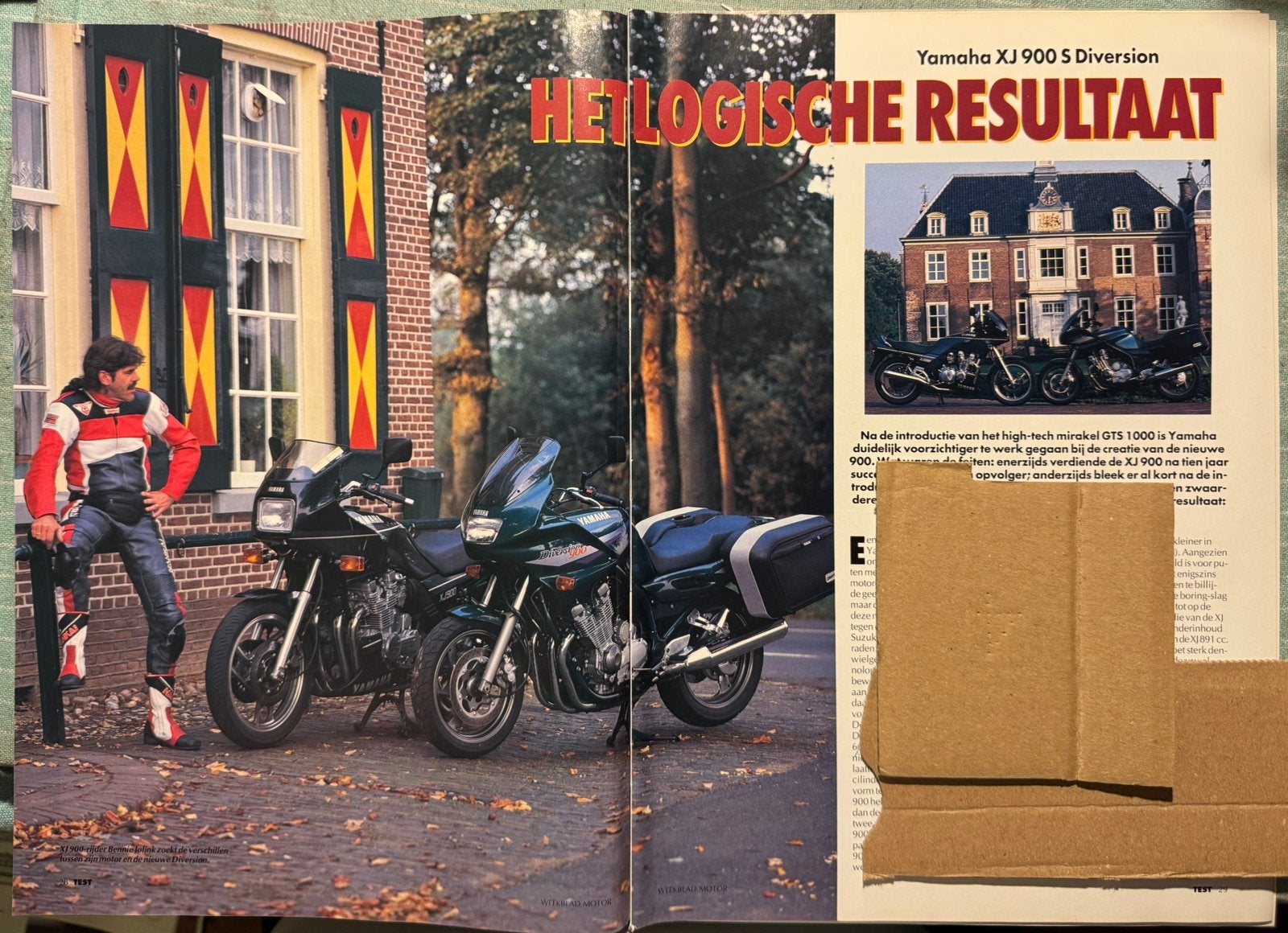Test 1994 Yamaha XJ900 en XJ900 S Diversion Bennie Jolink, Verzenden, Zo goed als nieuw, Motoren
