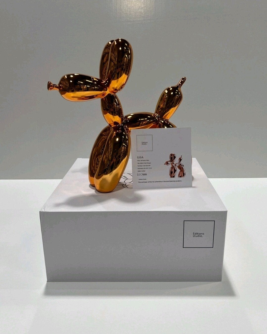 Balloon Dog Jeff Koons (After), Ophalen
