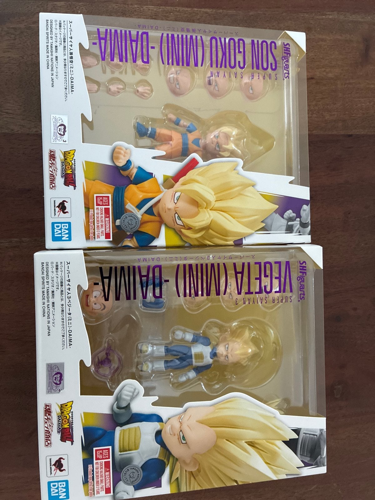 Dragon Ball Super Saiyan Son Goku & Vegeta Mini Daima, Kinderen en Baby's, Ophalen of Verzenden, Nieuw