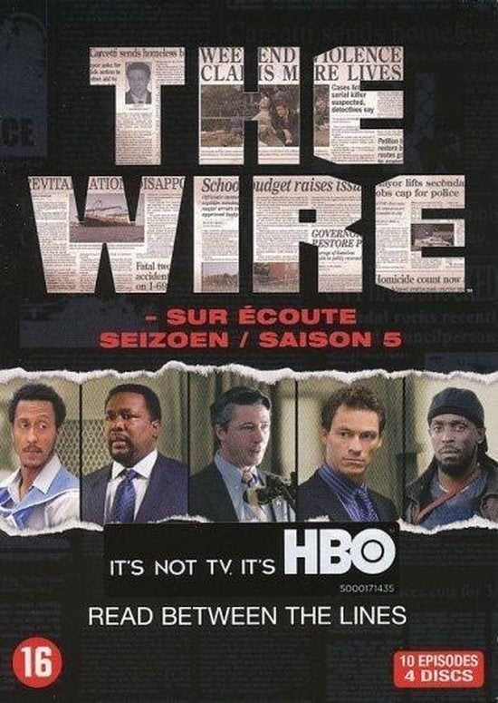 The Wire - serie 5, Vanaf 16 jaar, Ophalen of Verzenden, Zo goed als nieuw, Thriller