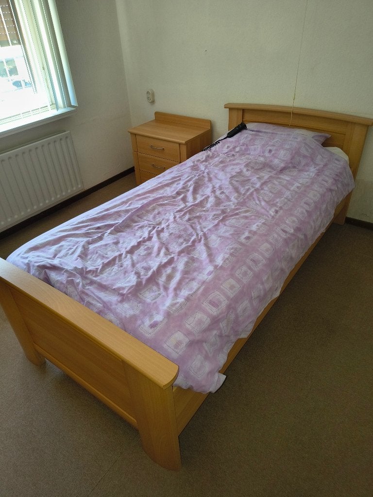 seniorenbedden berken kleur, Ophalen, 90 cm, 200 cm, Hout