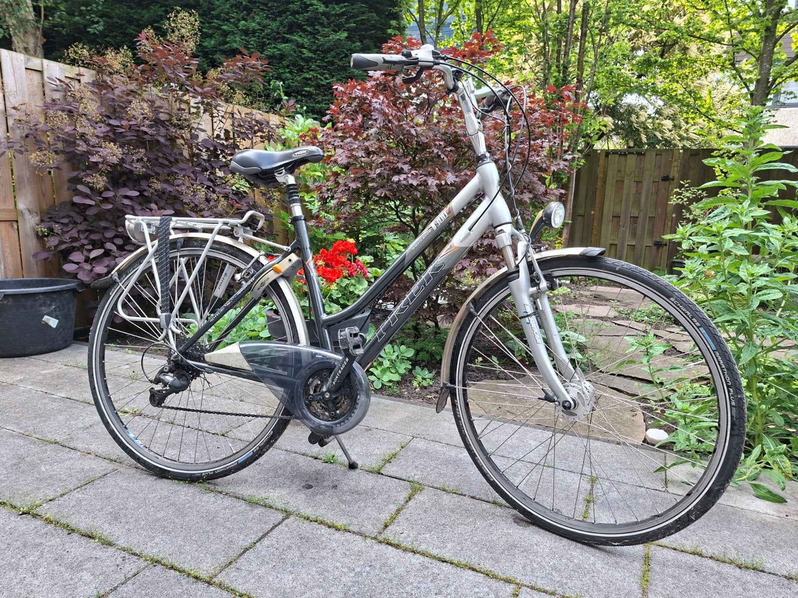 Trek Navigator T300 damesfiets, voor lengte ca 160-170, Ophalen, Gebruikt, Velgrem, Overige merken