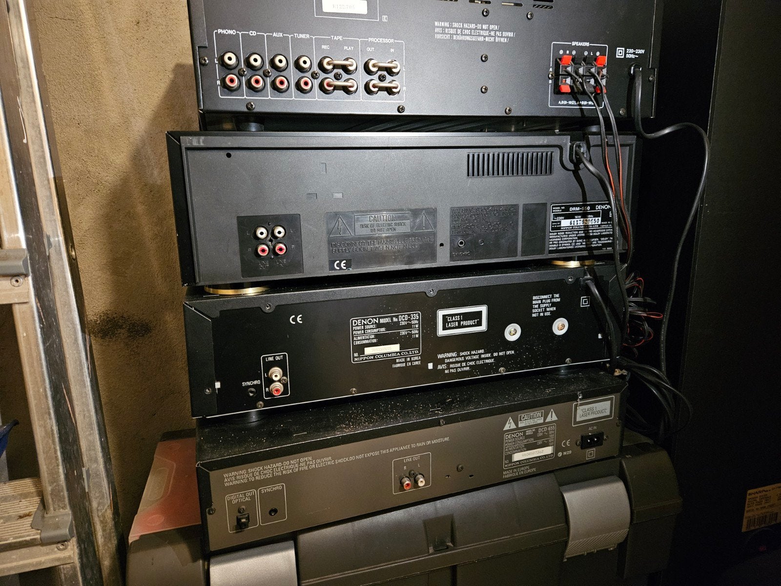 Akai en Denon Hifi Set - Versterker, Cassette, CD-spelers, Audio, Tv en Foto, Gebruikt, Denon, Cassettedeck, Losse componenten
