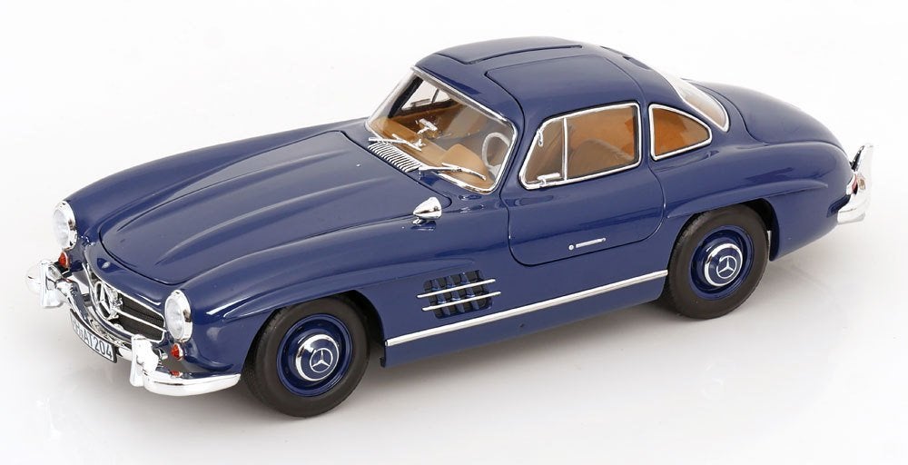 Mercedes-Benz 300 SL 1954 "Gullwing" Blauw 1-18 Norev, Hobby en Vrije tijd, Modelauto's | 1:18, Tschuiten@hotmail.com, Auto, Frankrijk