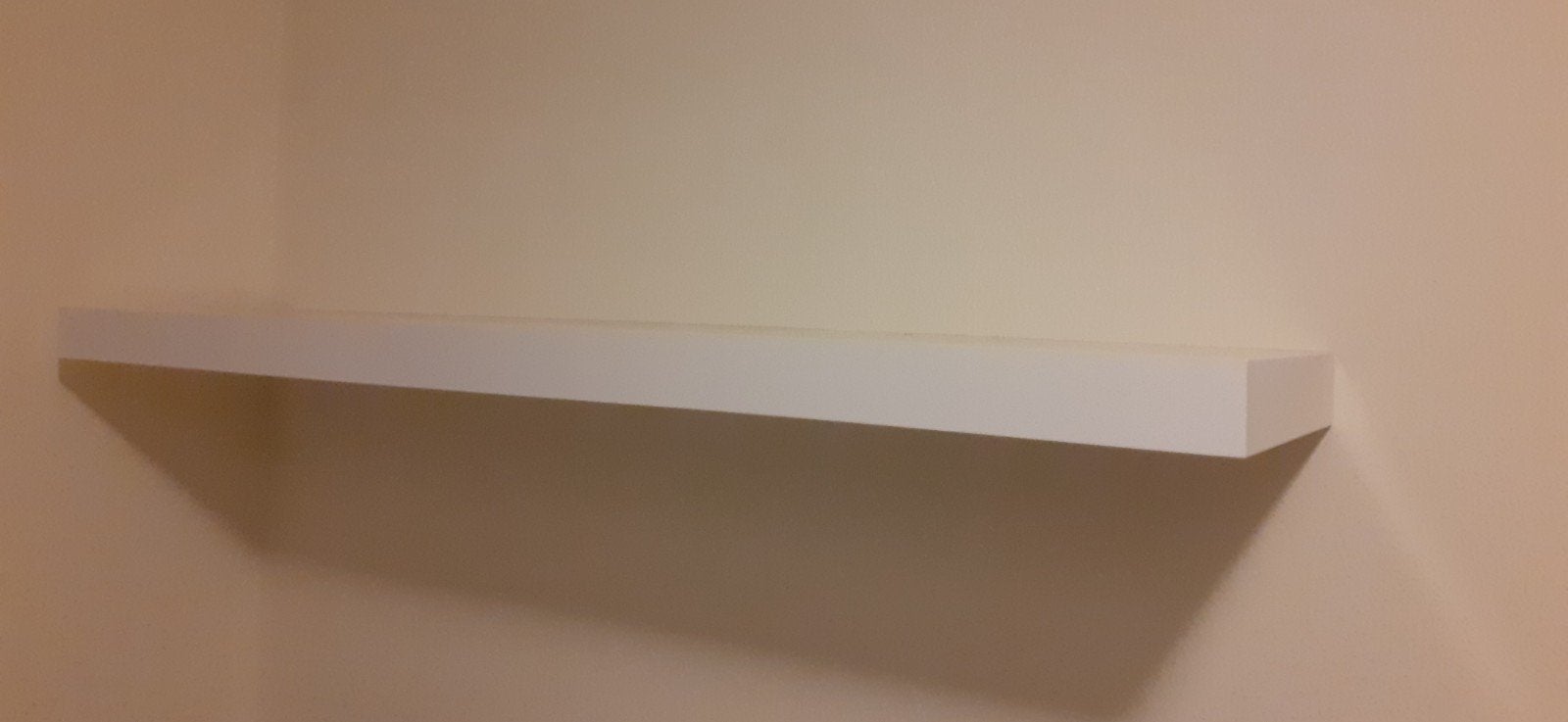 Ikea Lack plank, zwevende wandplank, hoogglans wit, Ophalen, Zo goed als nieuw