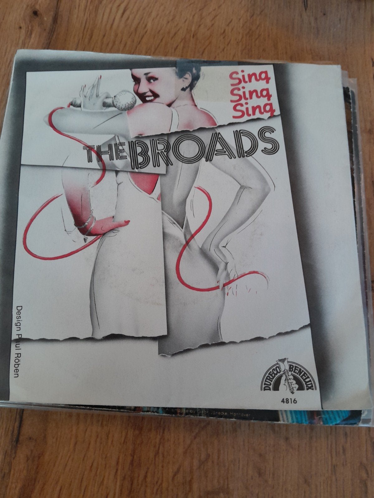 the broads 7inch sing sing sing, Ophalen of Verzenden, Zo goed als nieuw, Pop