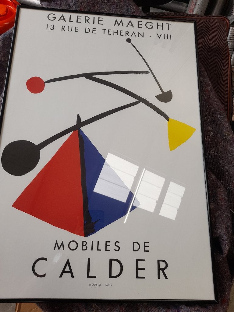Lithografie poster calder, Verzenden