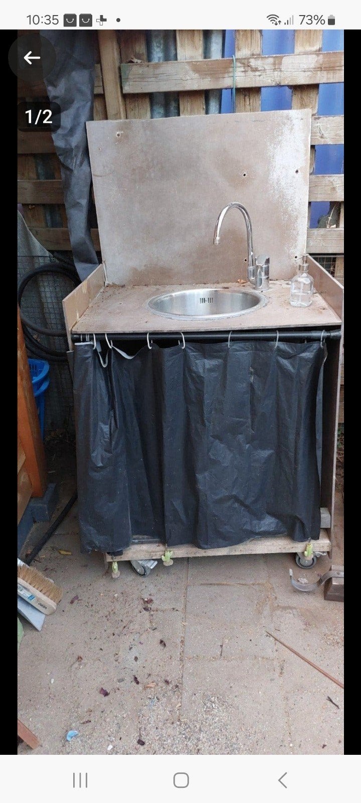 wasbak buiten gratis, Ophalen, Campingstoel