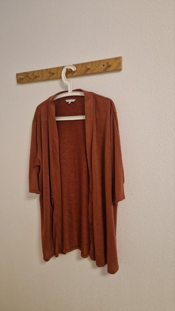 Luchtig oranje vestje 3/4 mouwen MS Mode XL, Ophalen of Verzenden