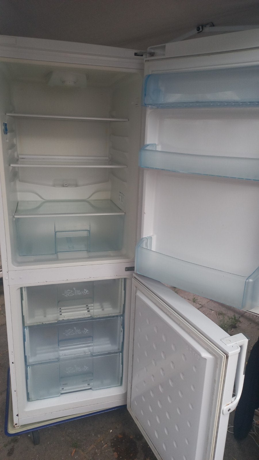 Beko koelvries combinatie, Ophalen, Gebruikt, 60 tot 90 cm, 160 cm of meer