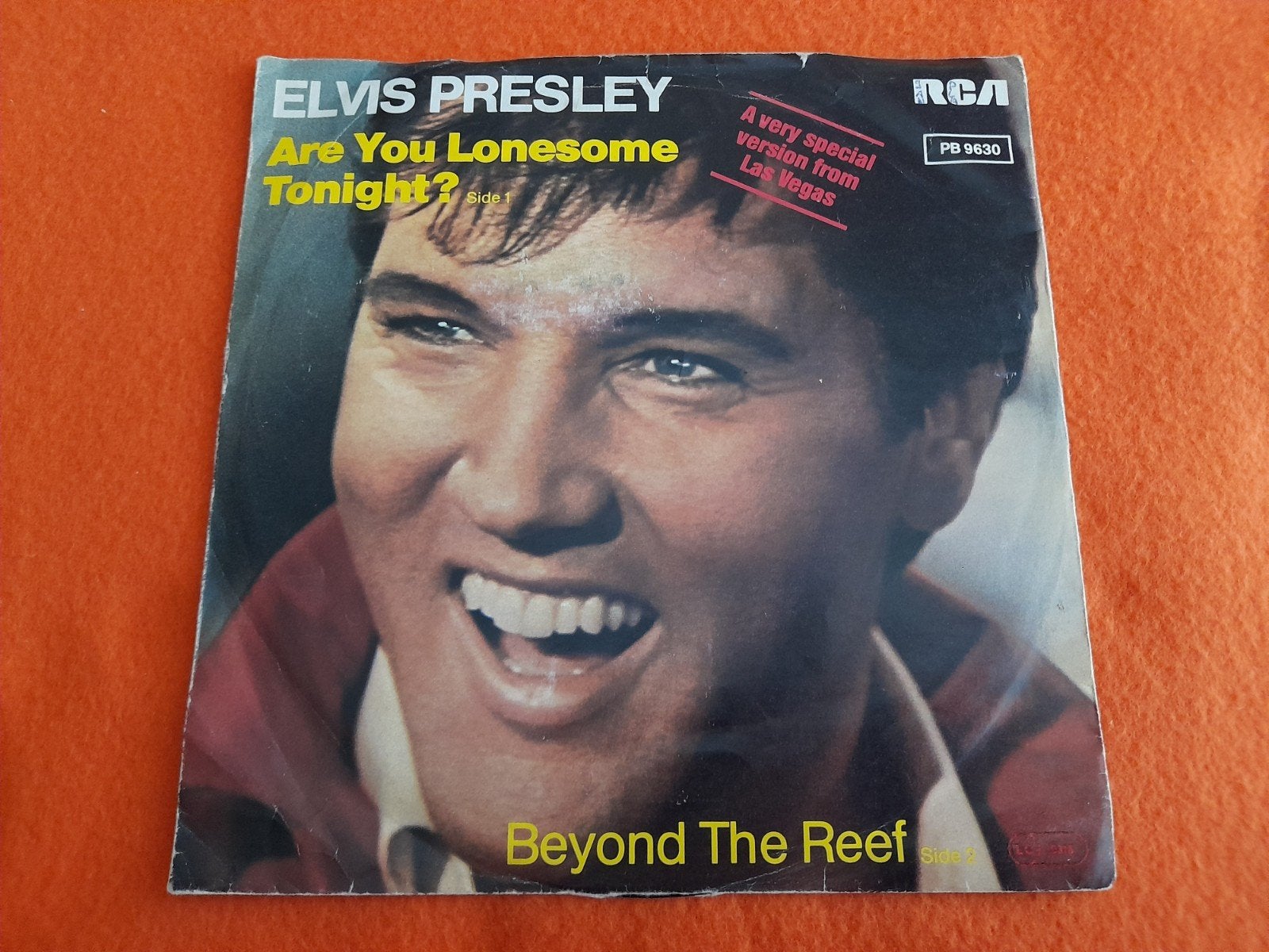Elvis Presley - Are you lonesome tonight? (1980), Cd's en Dvd's, Ophalen of Verzenden, Gebruikt, 7 inch, Pop