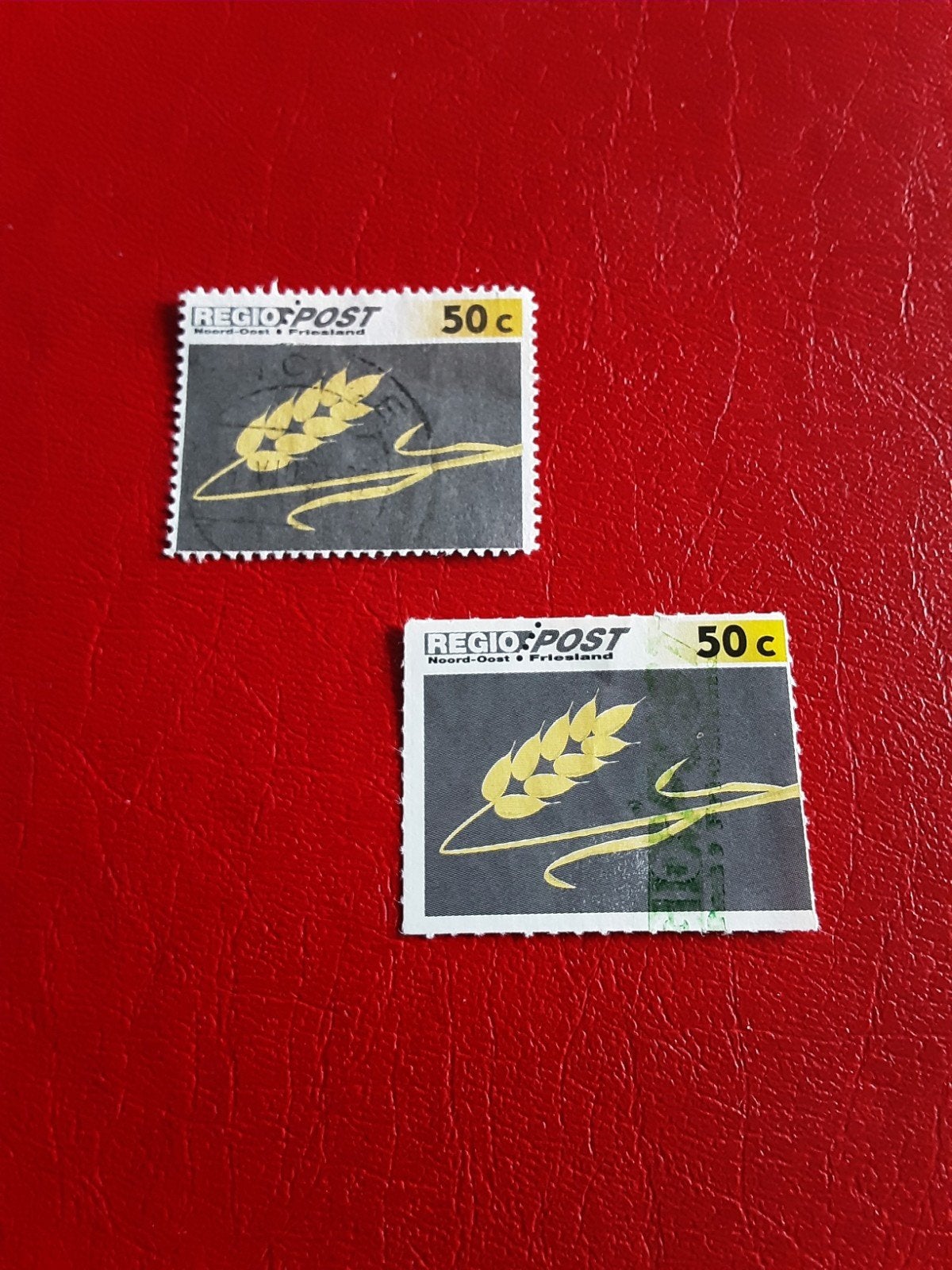 Regiopost. Rouwzegel getand en gestanst ( gest), Postzegels en Munten, Ophalen of Verzenden