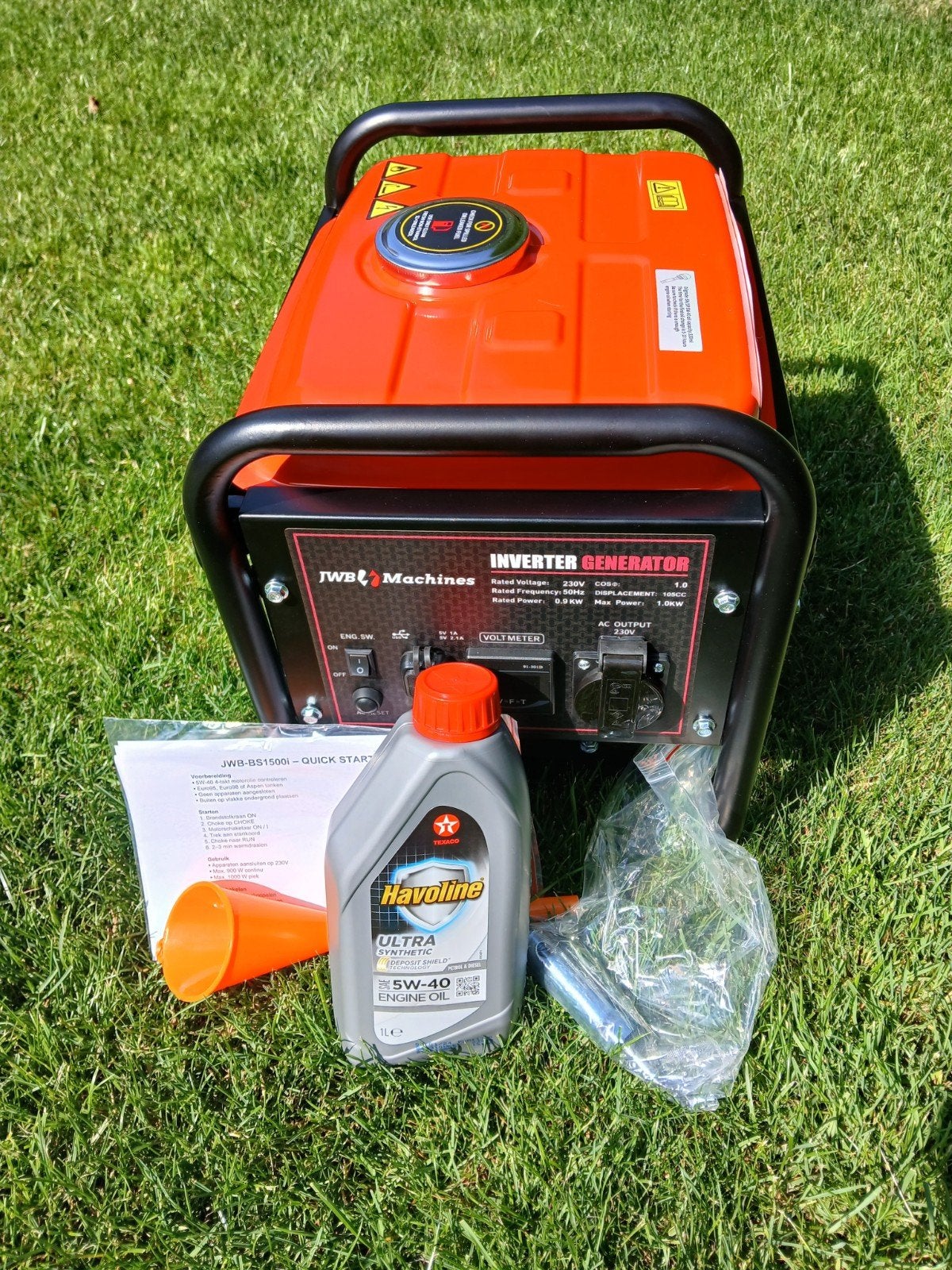 Noodstroom inverter aggregaat / generator, Ophalen of Verzenden, Nieuw, Minder dan 5 kVA, Benzine