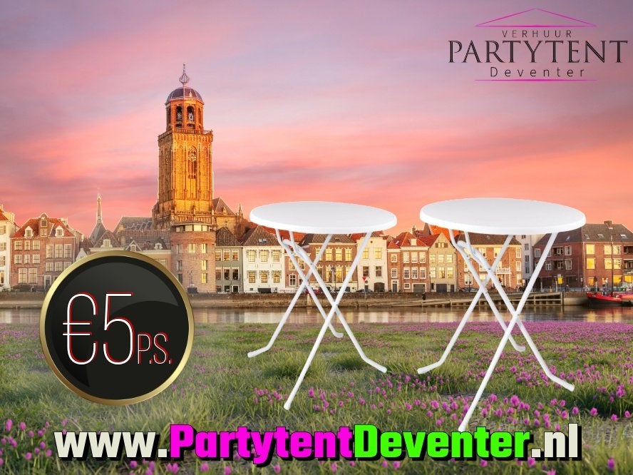 Feestje! Statafels tehuur + evt party tent 6x3 / heaters etc, Hobby en Vrije tijd, Ophalen, Nieuw, Verjaardag