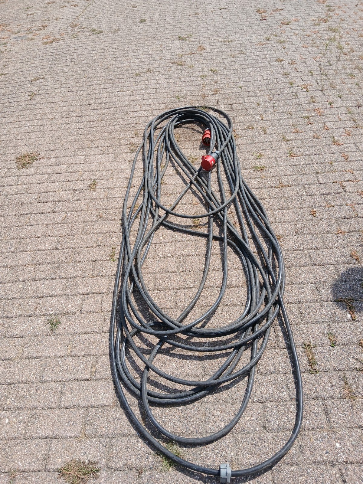 krachtkabel 5 polig 2,5m2 60 meter, Doe-het-zelf en Verbouw, Elektra en Kabels, Ophalen, Gebruikt, Kabel of Snoer