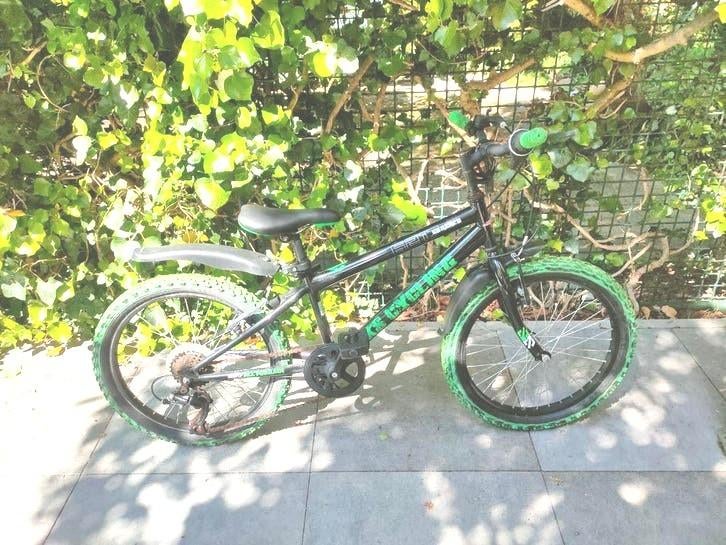 KS Cycling Crusher 20 inch kinderfiets zwart/groen, Ophalen of Verzenden, Gebruikt, 20 inch of meer, KS Cycling