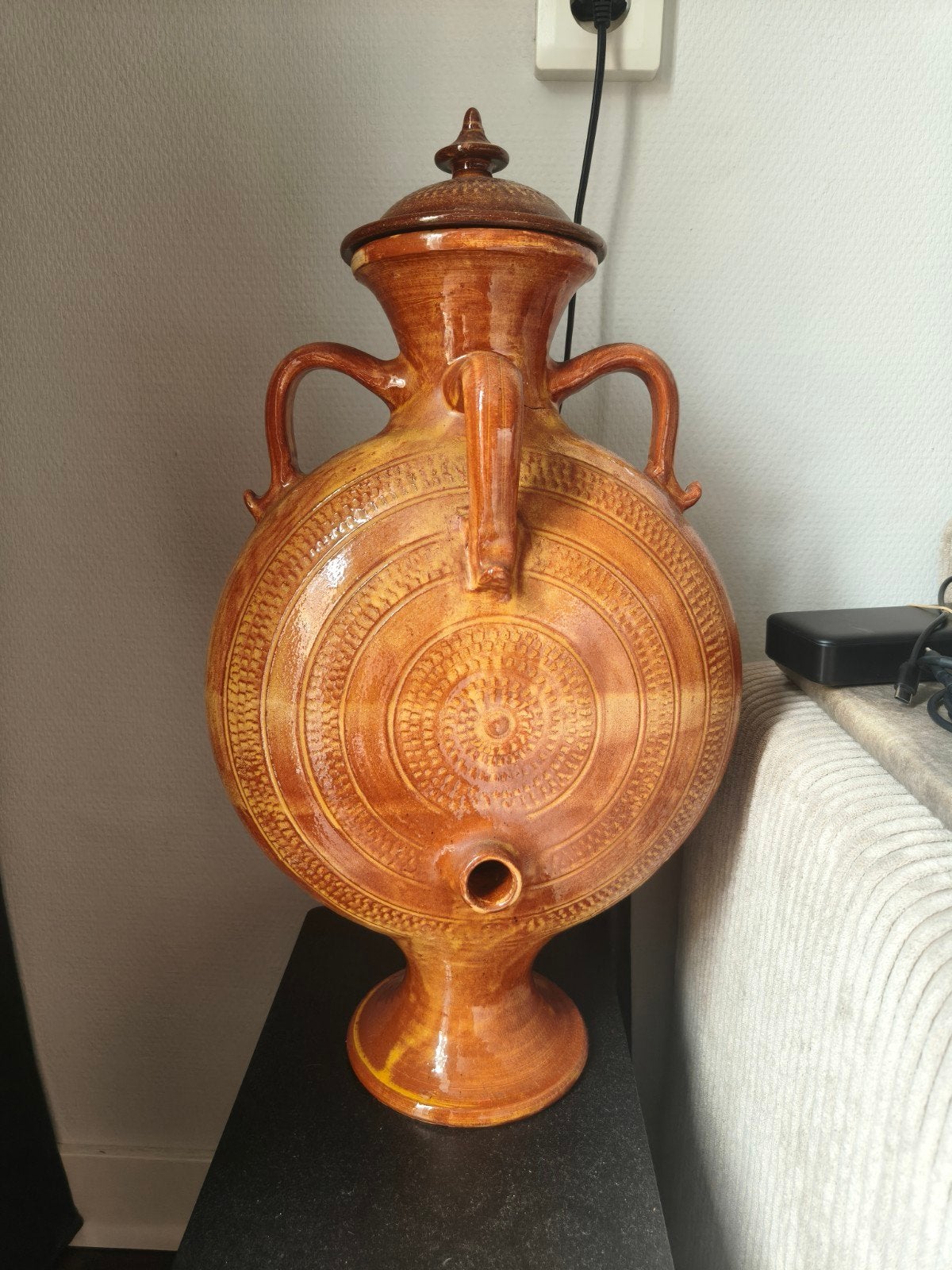 Grote kruikvaas, Huis en Inrichting, Lampen | Tafellampen, Ophalen of Verzenden, Minder dan 50 cm