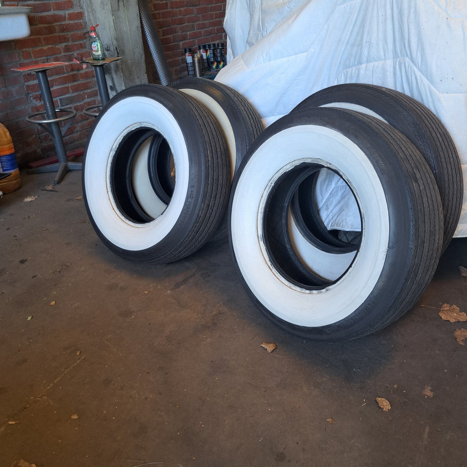 White wall l78 15, Gebruikt, 15 inch, Ophalen of Verzenden, All Season