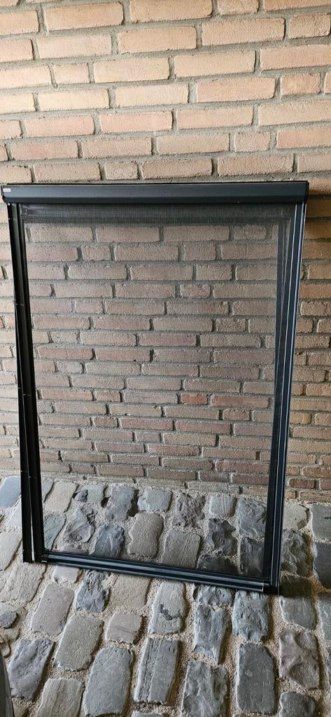 3x Unilux Raamhorren Antraciet - 86x129cm Schuifsysteem, Ophalen, Gebruikt, 80 tot 100 cm, Overige typen