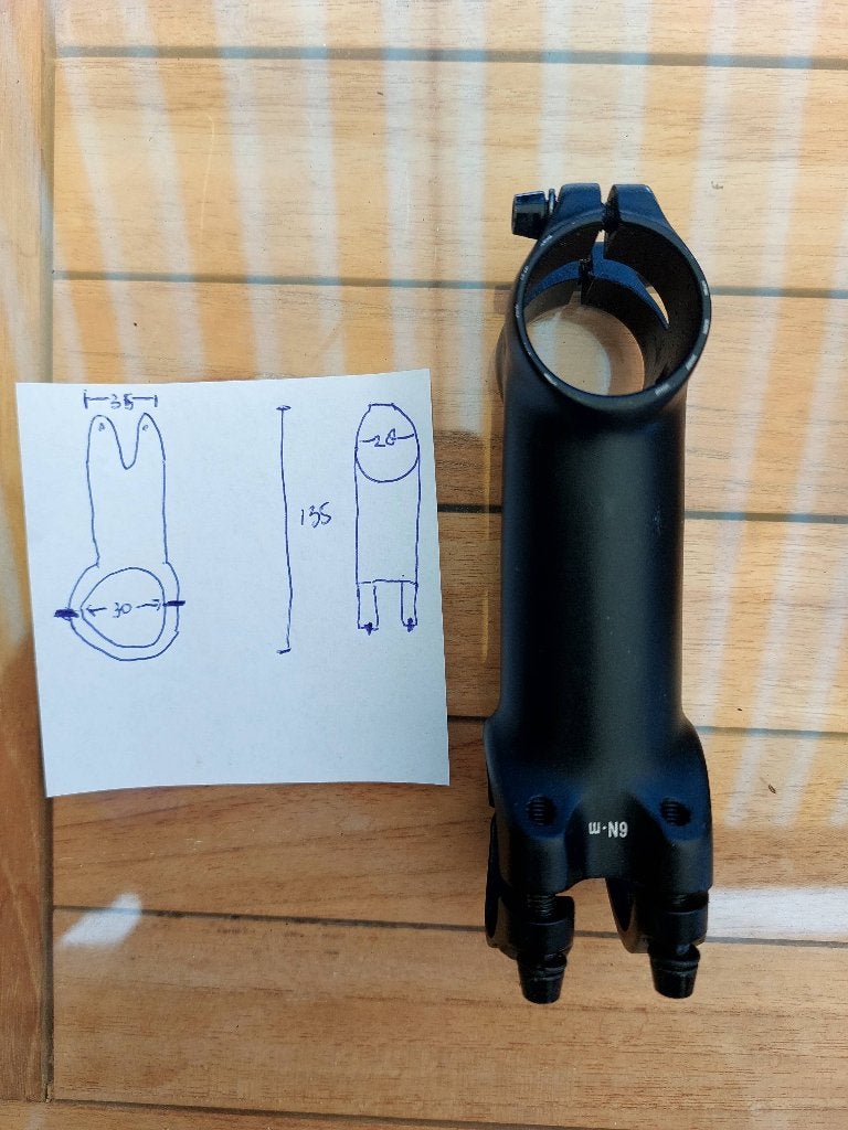 Stuurpen diameters 28 + 35 mm, Fietsen en Brommers, Fietsonderdelen, Overige merken, Stuur, Ophalen of Verzenden, Zo goed als nieuw