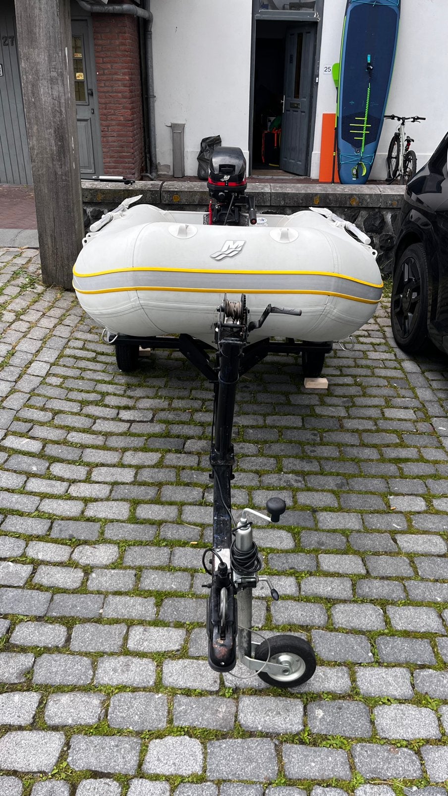Quicksilver rubberboot met Mercury 6pk 2takt, Watersport en Boten, Ophalen, Inclusief motor, Airdeck, Quicksilver