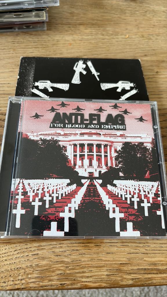 Anti-Flag - For blood and empire cd, Ophalen of Verzenden, Zo goed als nieuw