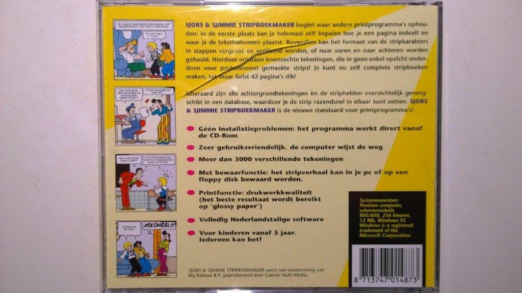 Sjors & Sjimmie - Stripboekmaker, Cd's en Dvd's, Ophalen of Verzenden, Zo goed als nieuw