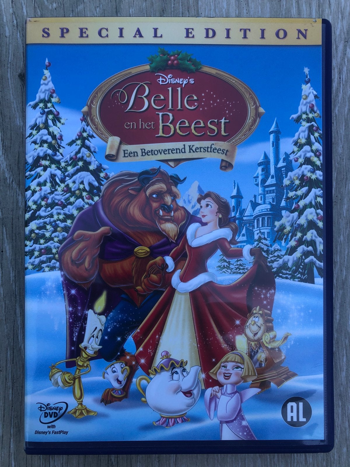 Belle en het Beest: Een Betoverend Kerstfeest DVD, Cd's en Dvd's, Bonusmateriaal, Alle leeftijden, Nederlands, Zo goed als nieuw