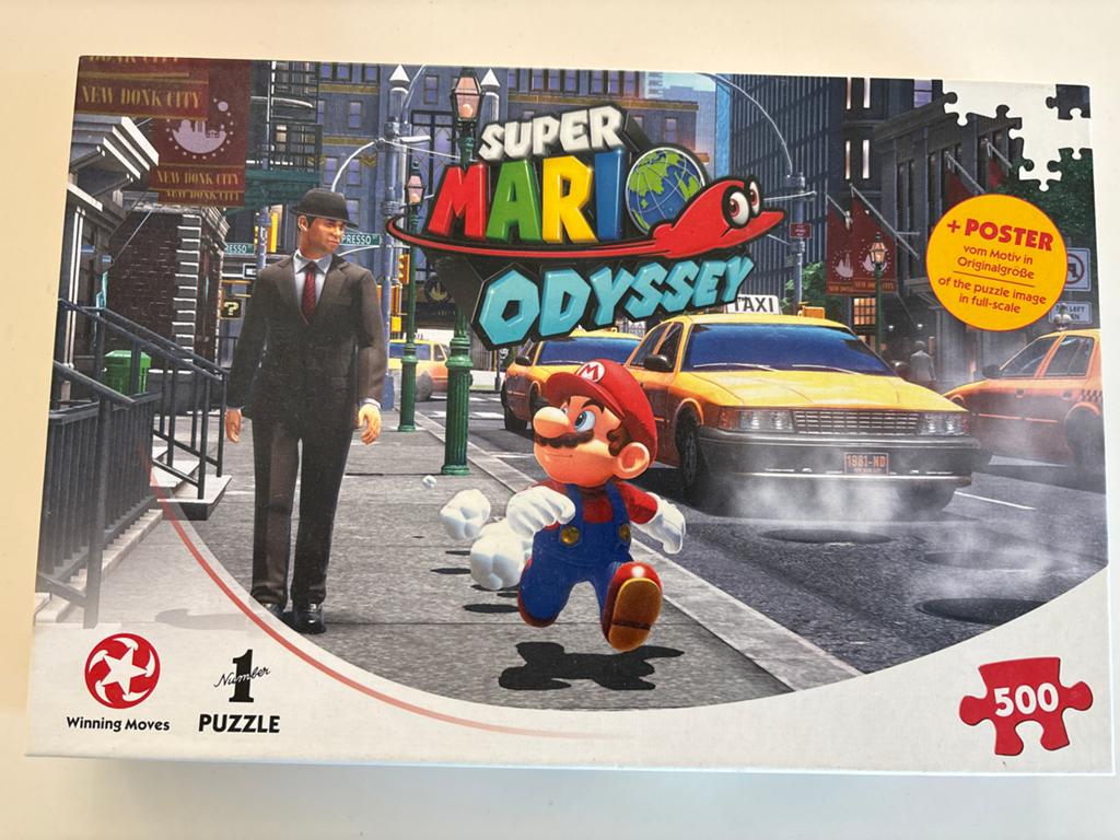 Super Mario Odyssey 500 stukjes puzzel, Ophalen of Verzenden, Zo goed als nieuw