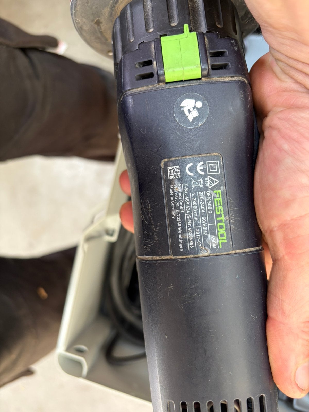Kantenfrees festool, Ophalen, Zo goed als nieuw