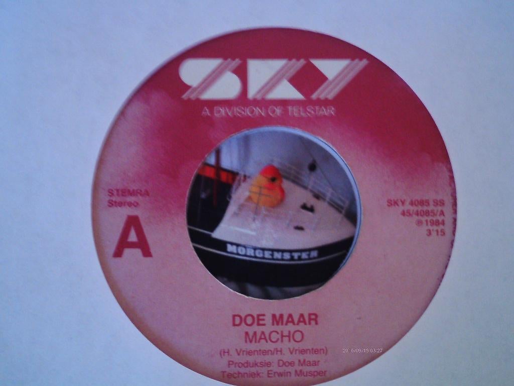 doe maar -- macho 1mei, 7 inch, Ophalen of Verzenden, Zo goed als nieuw, Nederlandstalig