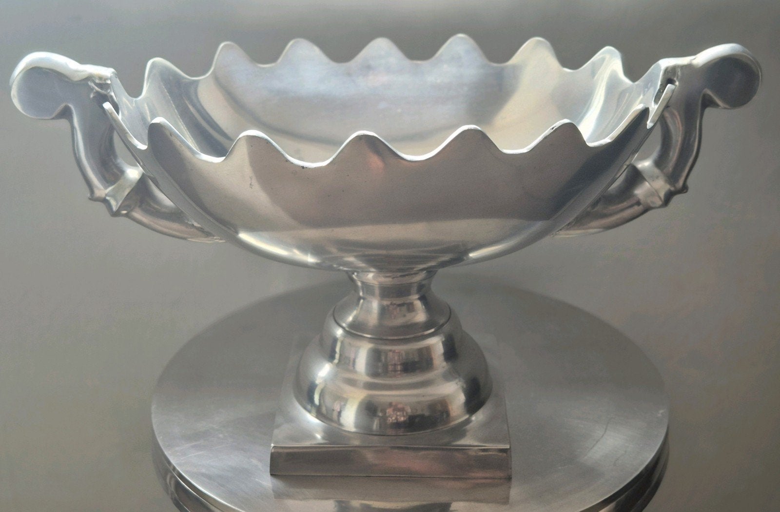 bloempot / vaas zilver chrome, Ophalen