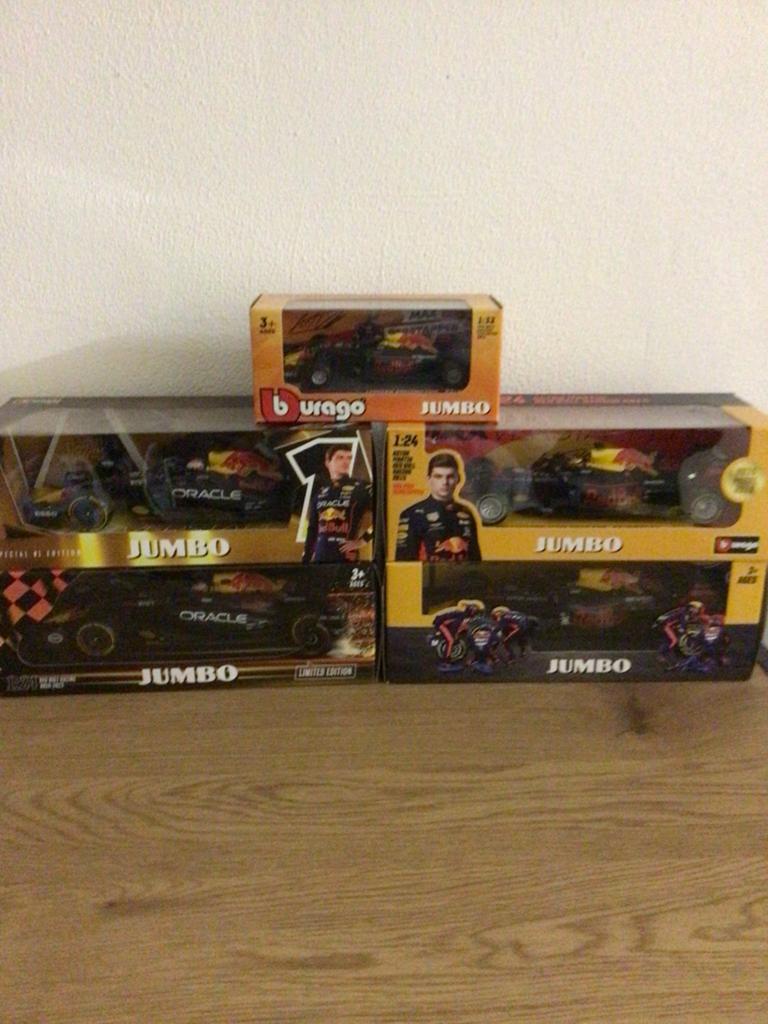 Max Verstappen Jumbo F1 modelauto's 2017, 2019, 2020, 2022,, Ophalen of Verzenden, Nieuw