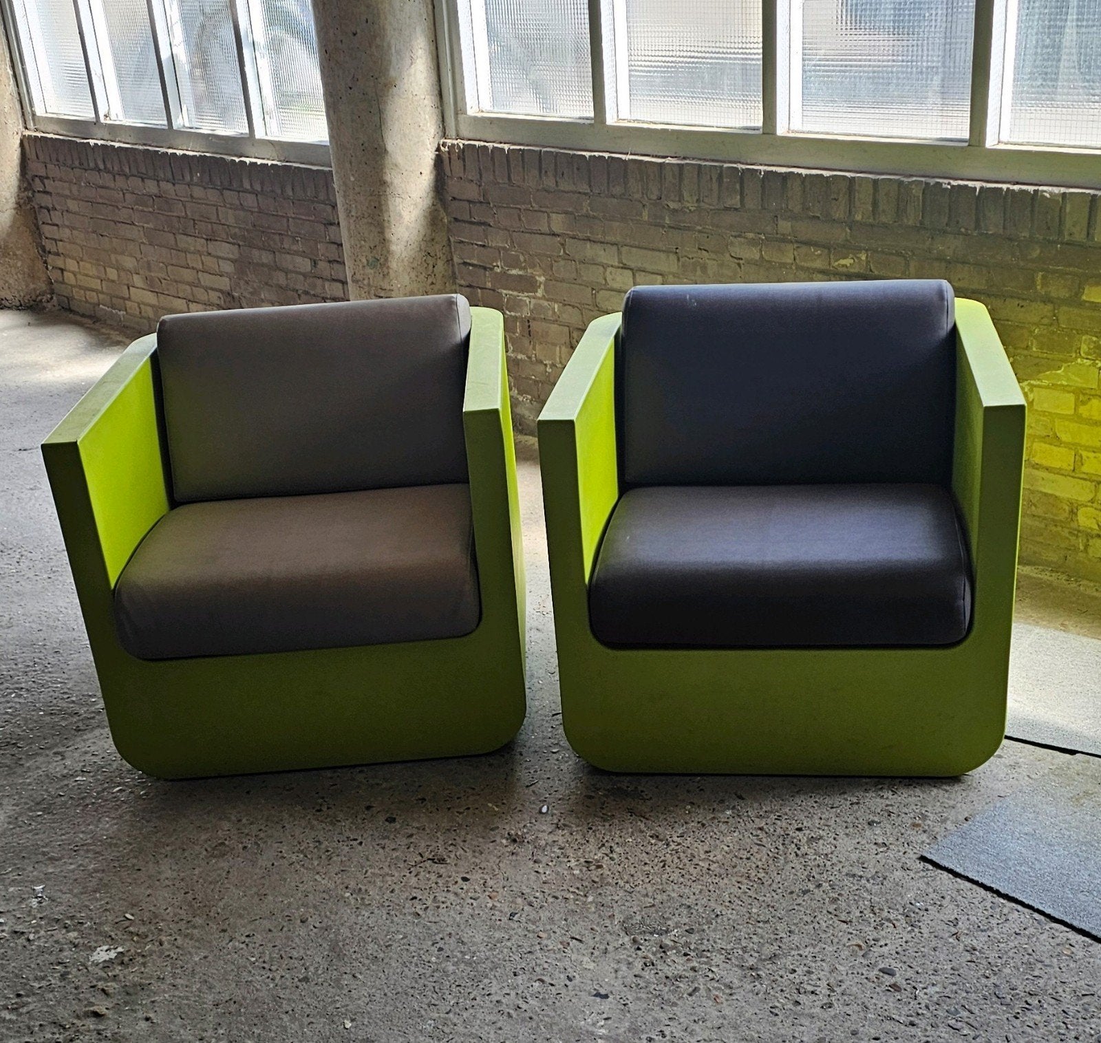 4 x Vondom Ulm lounge chair, design meubels, Ophalen, Kunststof, Gebruikt, 75 tot 100 cm