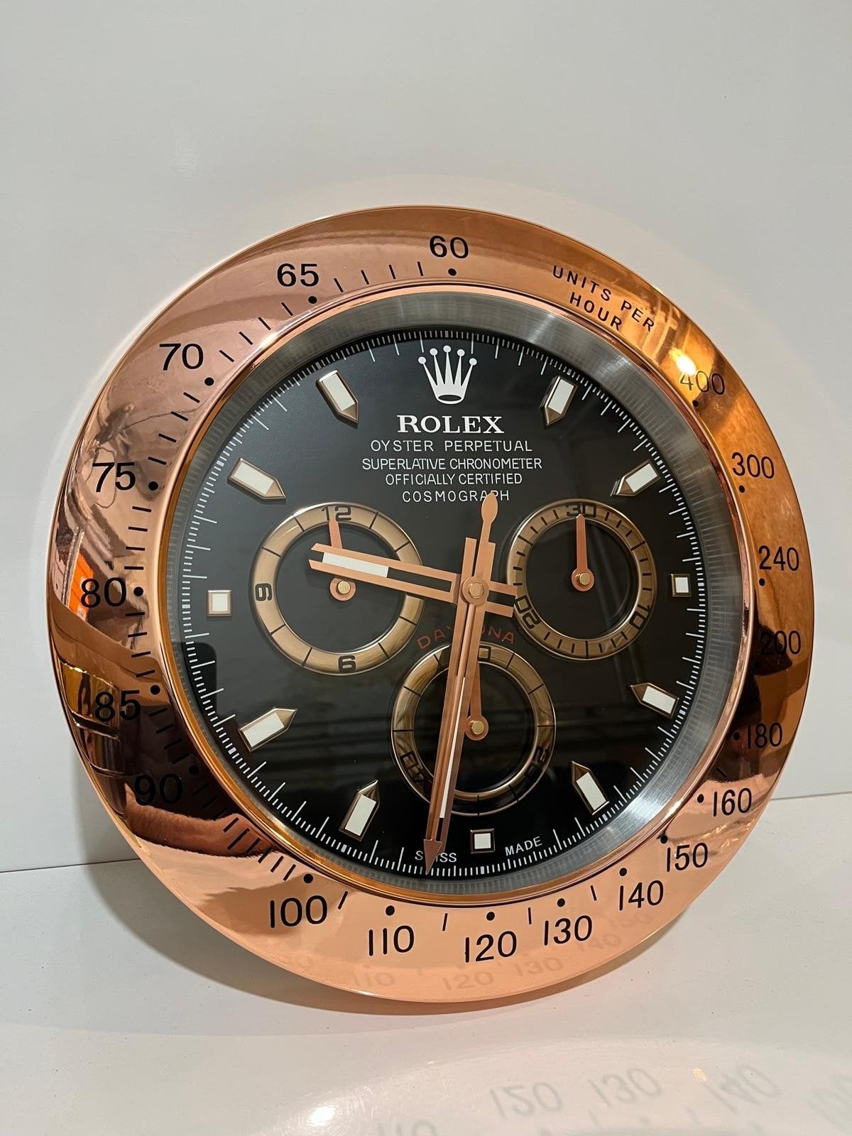 Rolex Milgauss en Daytona wandklokken - Nieuw, Huis en Inrichting, Analoog, Werkt op batterijen, Nieuw, Ophalen of Verzenden