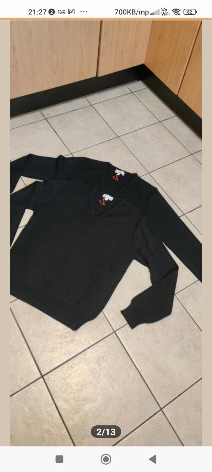 BRUSSELS AIRLINES 50% MERINO Wool setje maat L, Kleding | Heren, Truien en Vesten, Ophalen of Verzenden, Zo goed als nieuw, Maat 48/50 (M)