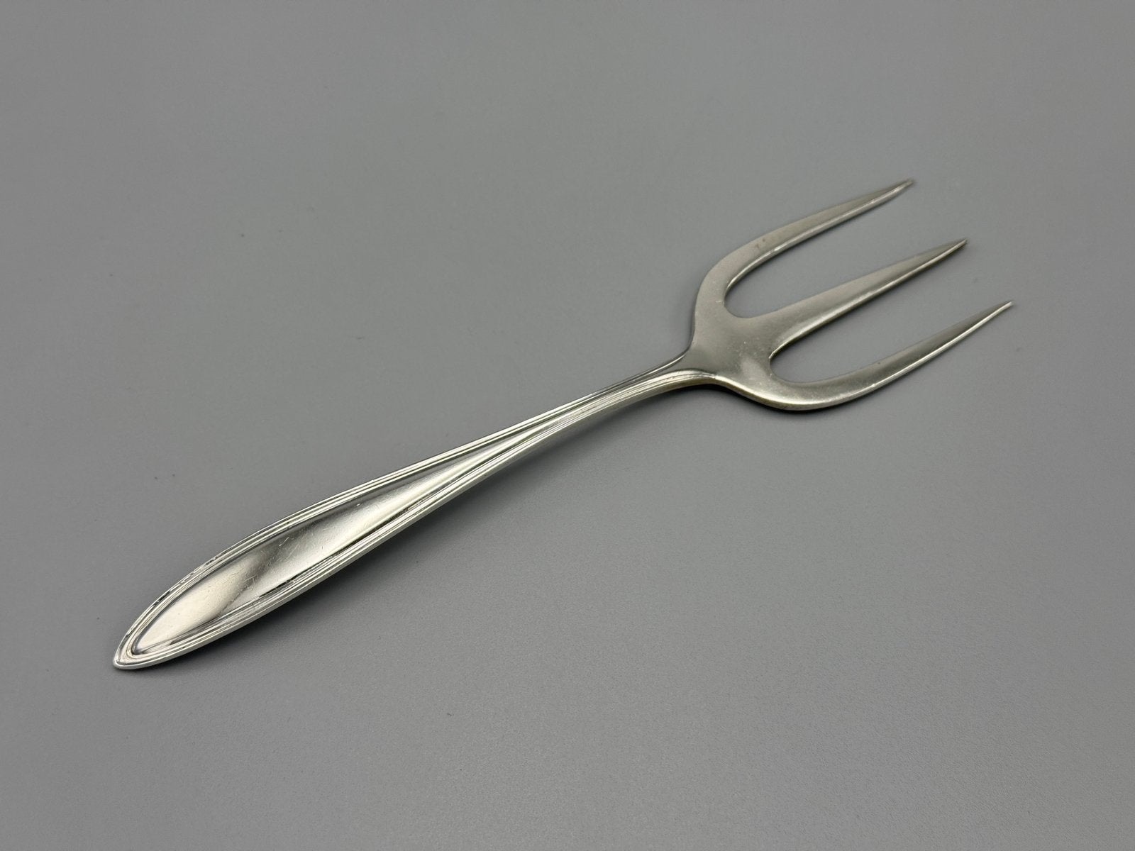 Zilveren broodvork, Puntfilet, 1927, Antiek en Kunst, Ophalen of Verzenden, Zilver