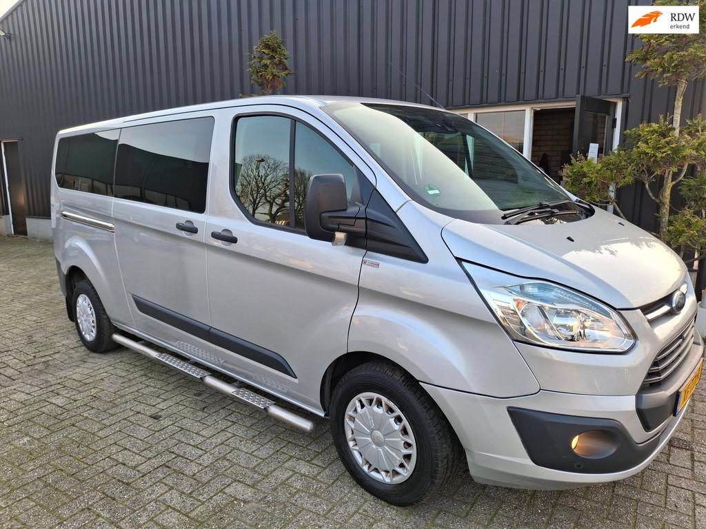 Ford Transit Custom 300 2.2 TDCI L2H1 Trend *9 persoons*, Auto's, Ford, Voorwielaandrijving, Euro 5, Stof, Gebruikt