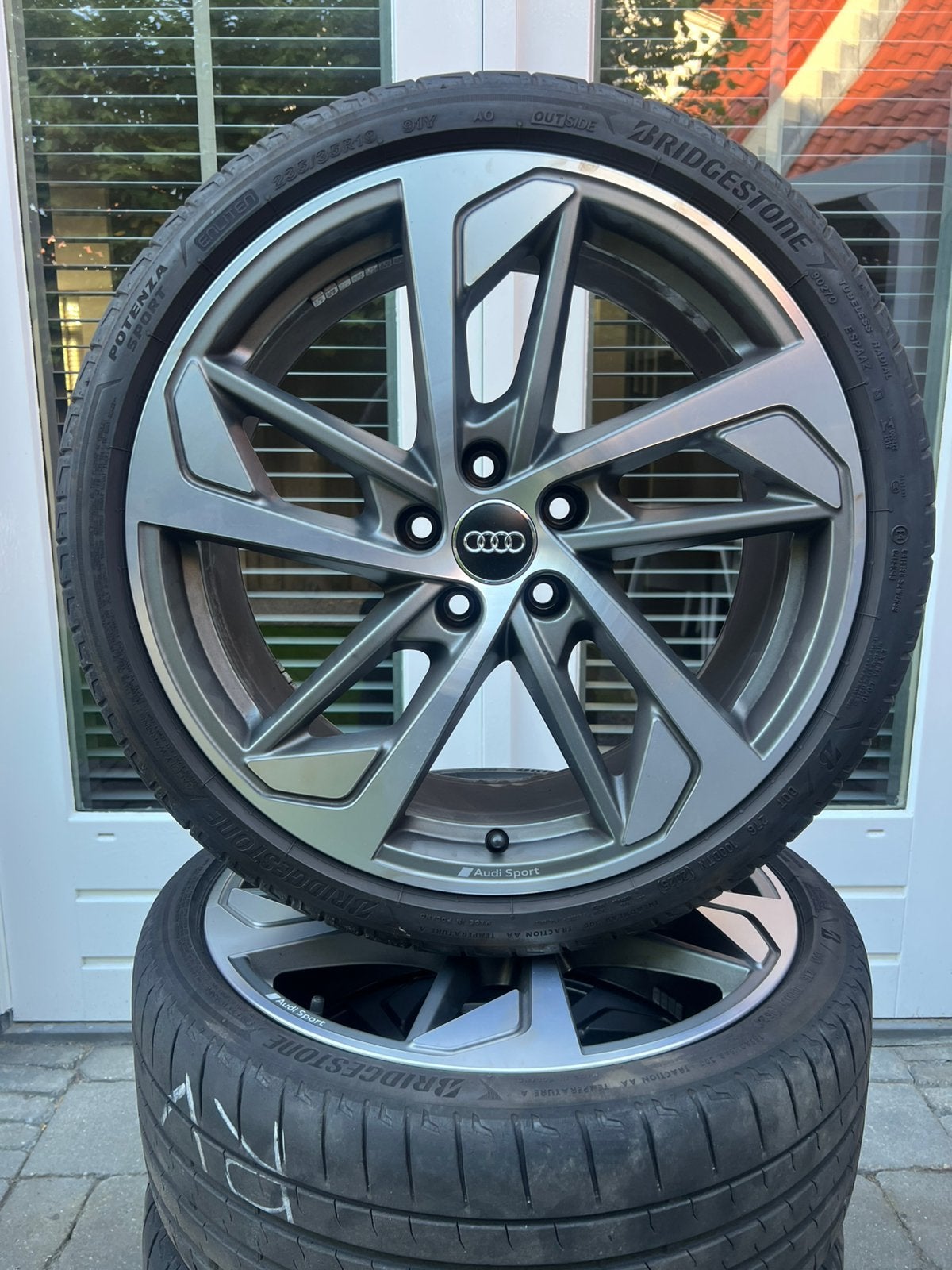 ORIGINEEL AUDI A3 & S3 19 INCH LM VELGEN 6mm, Auto-onderdelen, Banden en Velgen, Gebruikt, Banden en Velgen, 235 mm, Personenwagen