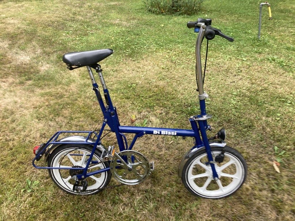 vouwfiets di blasi, Gebruikt, Minder dan 14 inch, Versnellingen, Totaal opvouwbaar