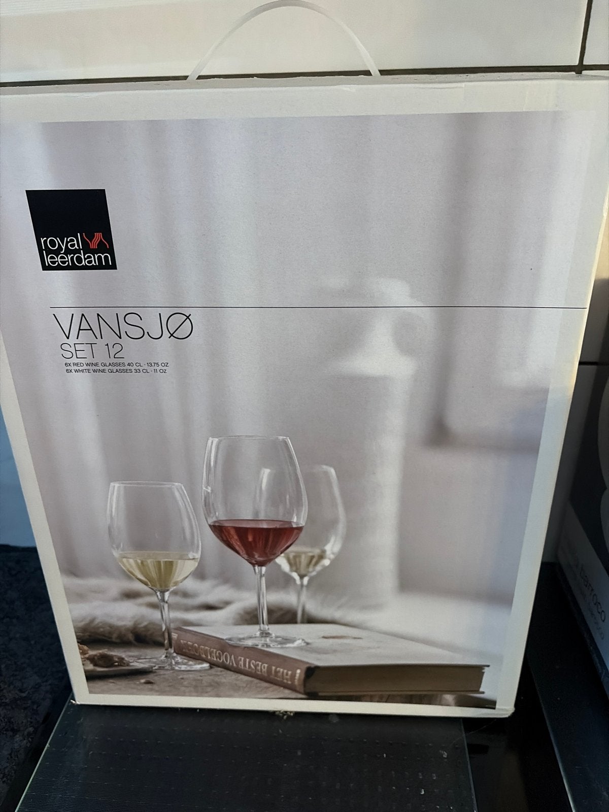 Royal Leerdam Vansjø wijnglazen set - 12 glazen, Ophalen, Nieuw, Overige merken, Glas