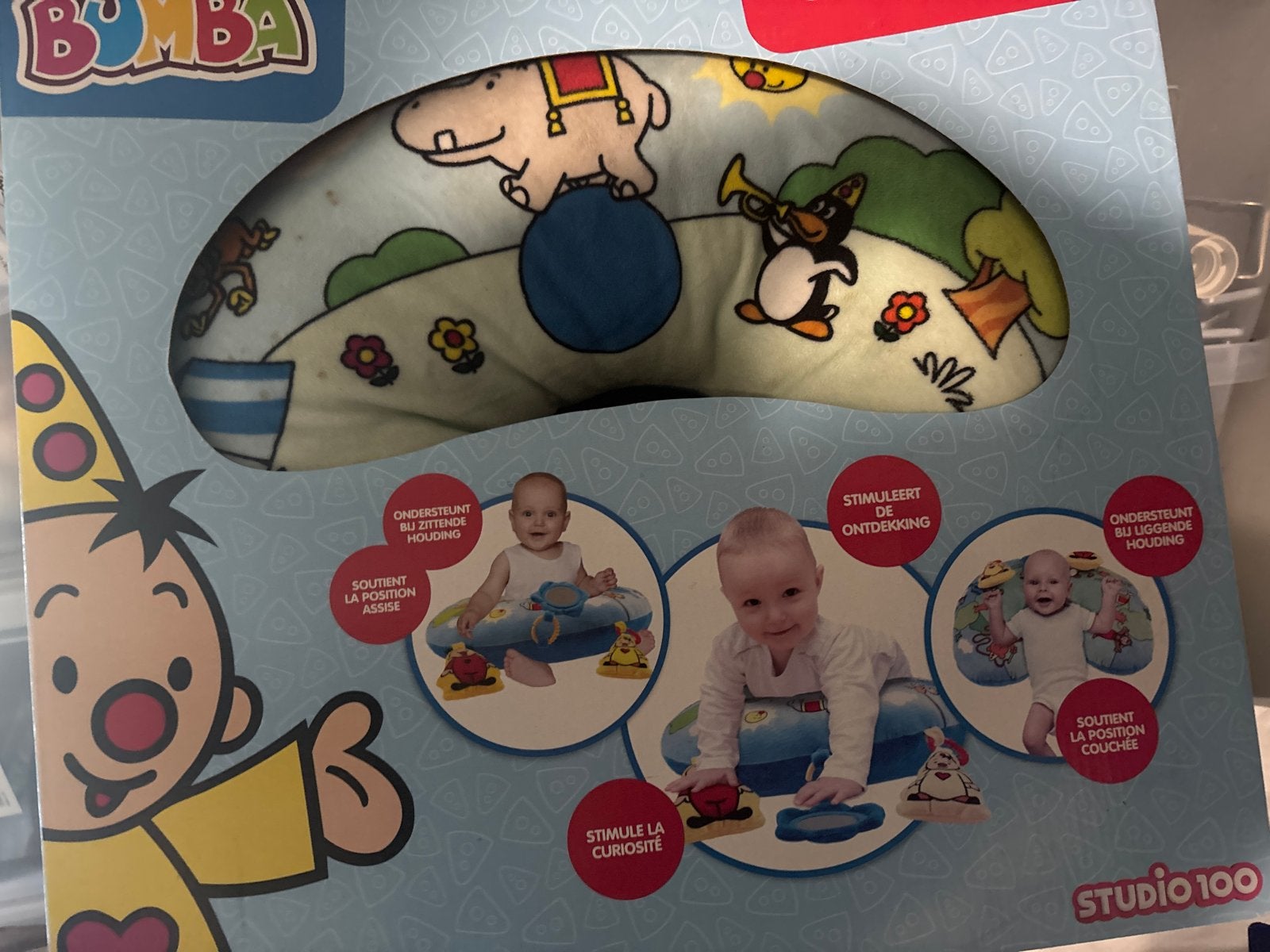 Bumba Baby Speelkussen - Ondersteuning en Plezier, Ophalen of Verzenden, Zo goed als nieuw, Speelkleed