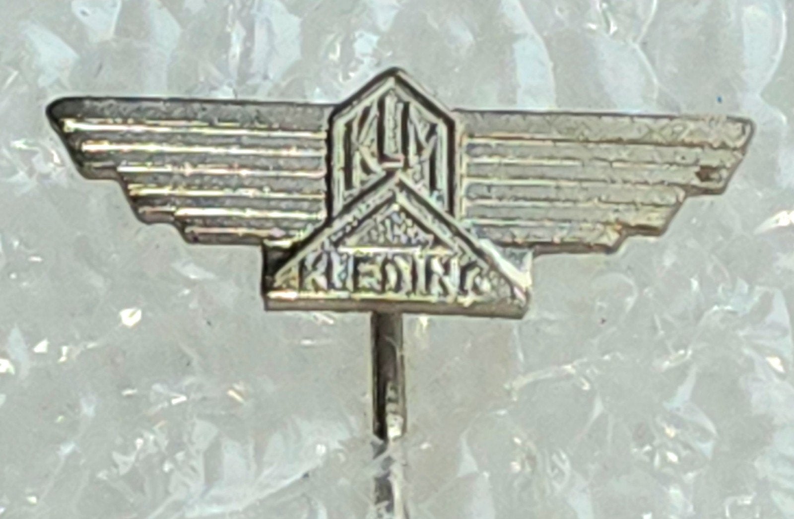 Vintage KLM Kleding Speldje, Verzamelen, Ophalen of Verzenden, Gebruikt, Transport, Speldje of Pin