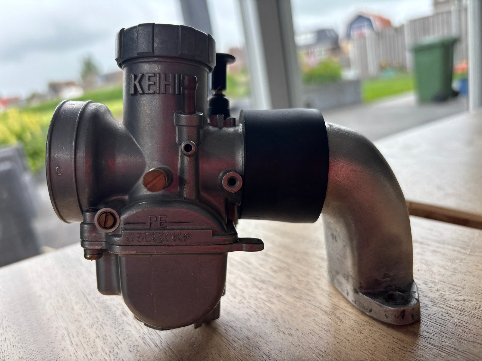 Kreidler 28MM spruitstuk & Keihin PE28 Carb., Ophalen, Zo goed als nieuw, Carburateur