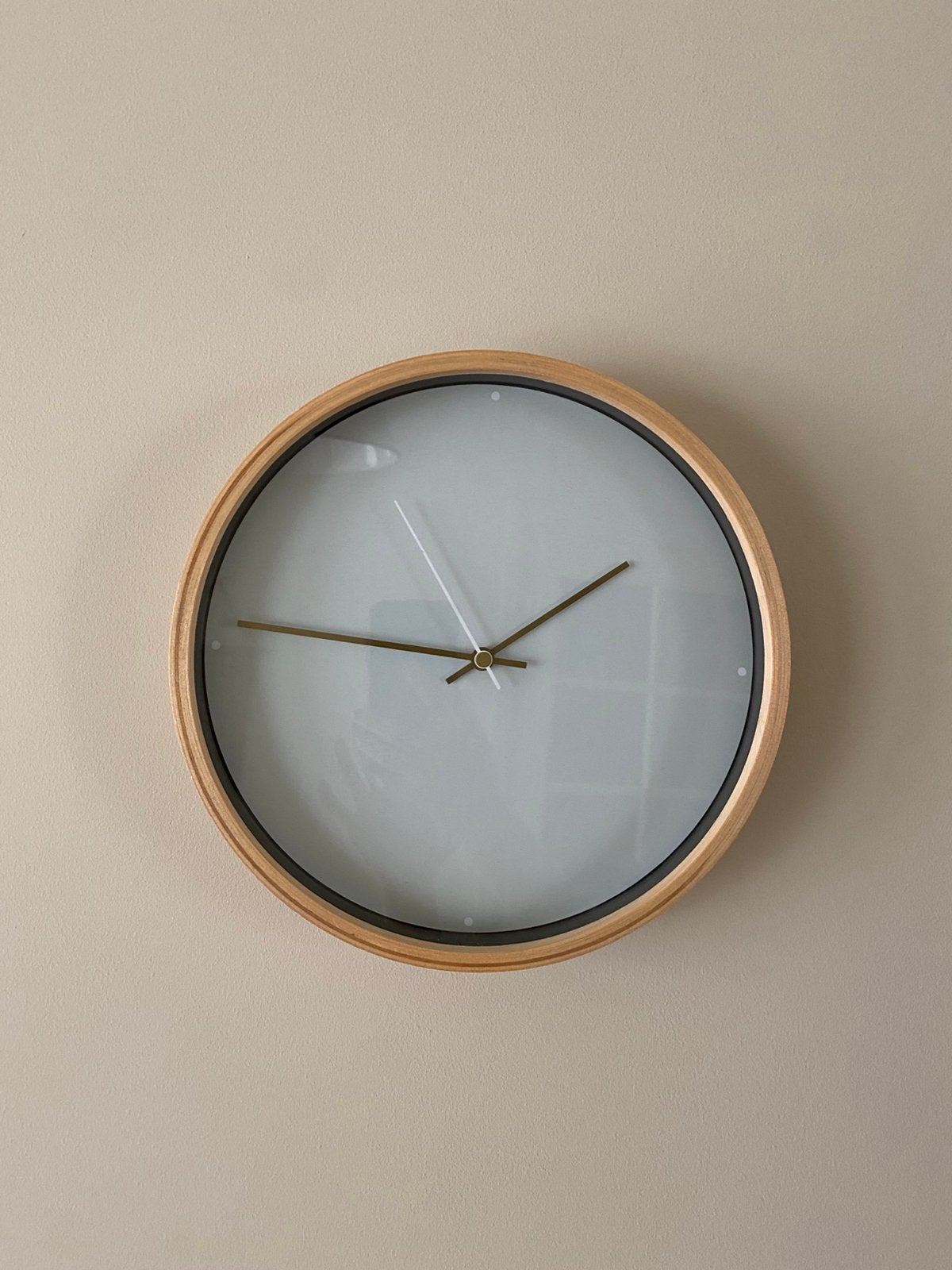 Klok, Huis en Inrichting, Woonaccessoires | Klokken, Ophalen, Zo goed als nieuw, Wandklok