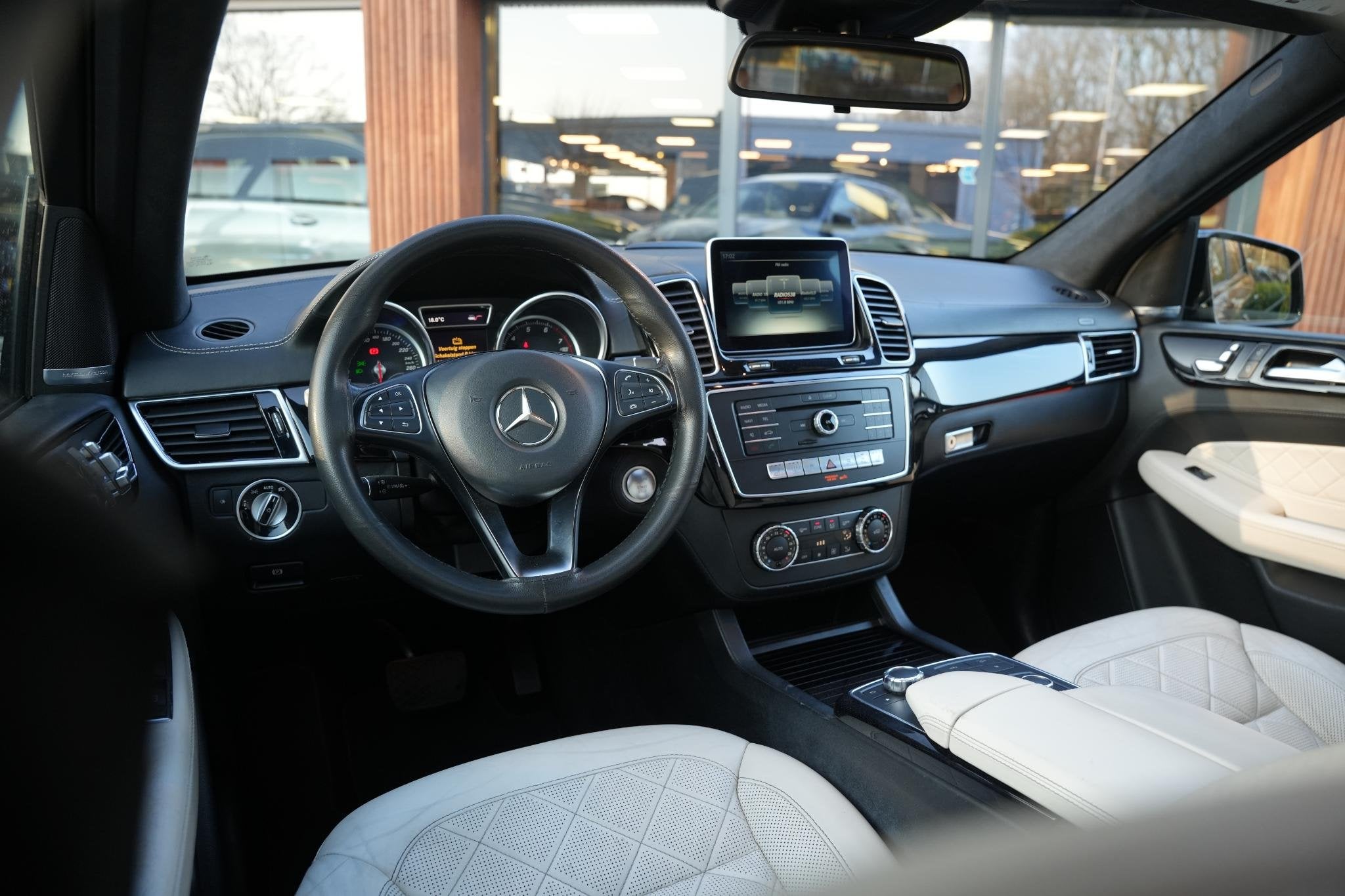 Mercedes-Benz GLE-klasse 500 e 4MATIC AMG Designo Stoelvent., Automaat, Gebruikt, Blauw, 2996 cc