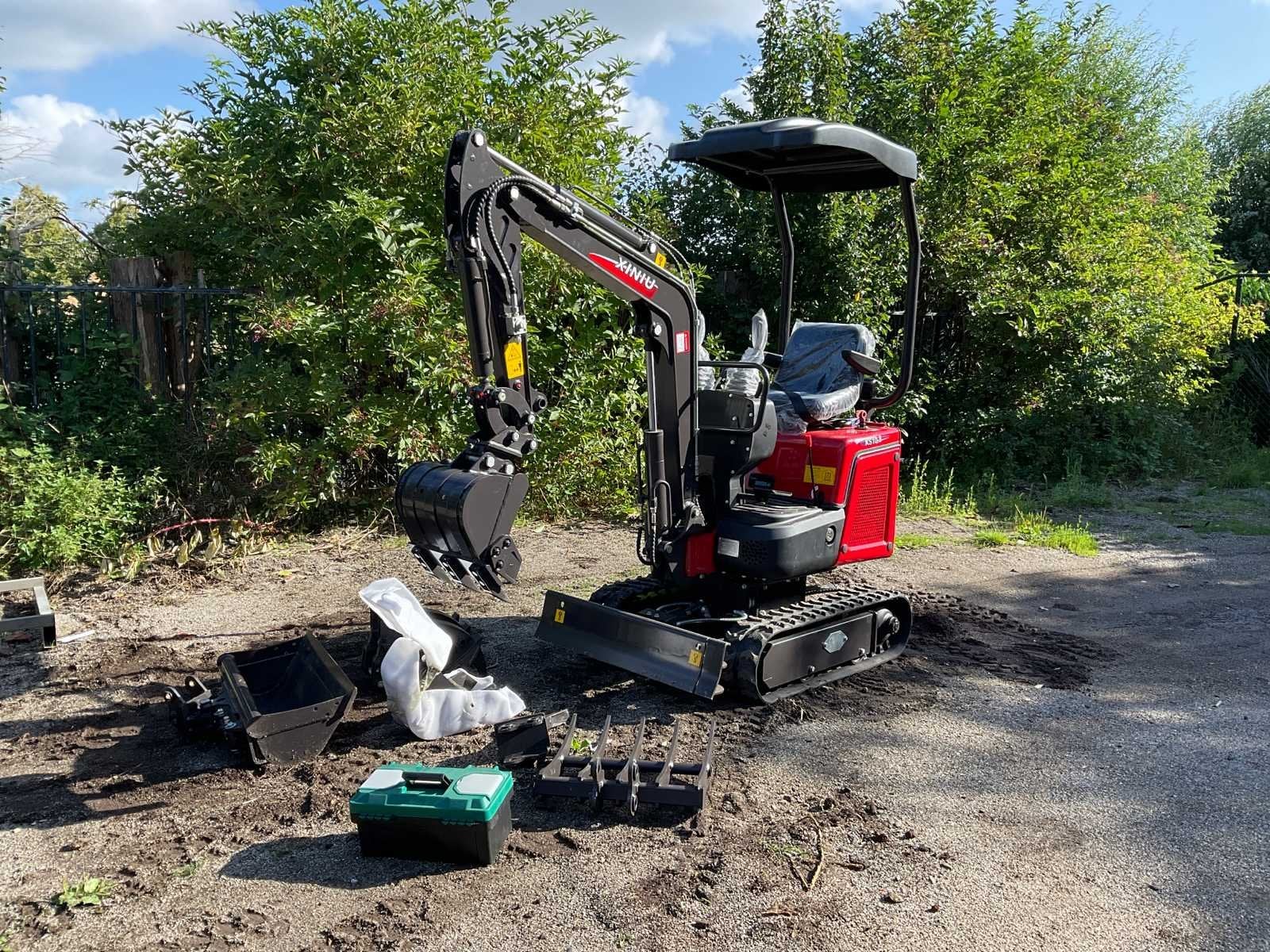 Rhinoceros KS10-8 Minigraafmachine, Graafmachine